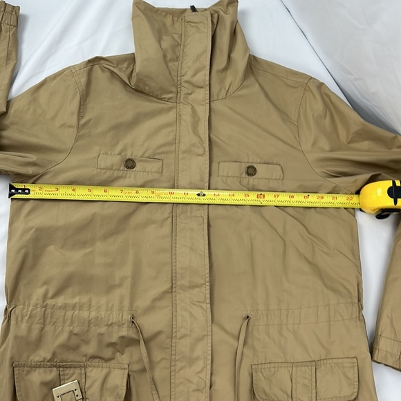 MICHAEL Michael Kors Utility/Anorak/Safari/Cargo Jacket 3/4 length Khaki size L - Picture 11 of 14